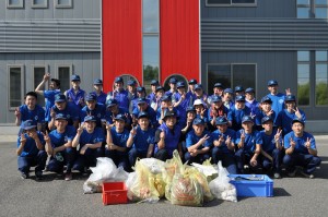 ゴミ拾いと御褒美